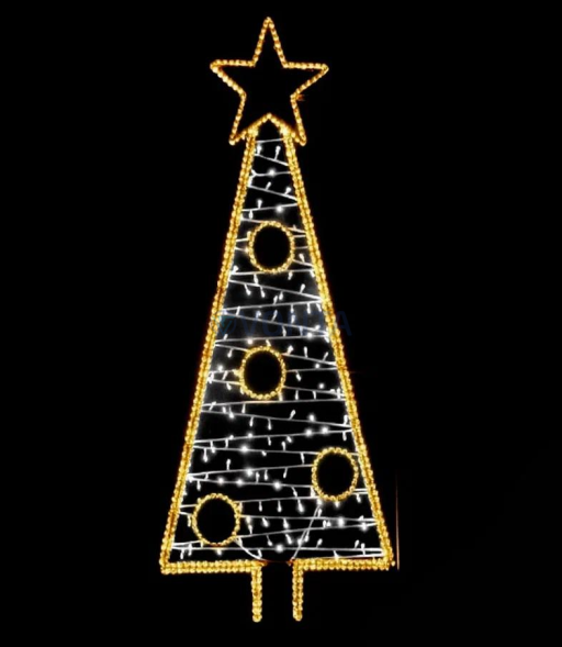 Светодиодная консоль Елочка 200 см., (SR385)