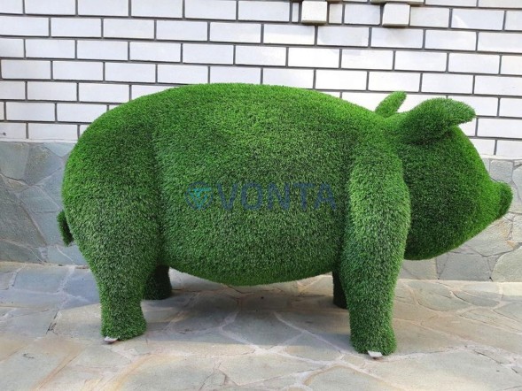 Топиари поросенок толстый, модель 2 — газон Eco