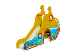 Горка “Подводная лодка с художественной росписью” Нгр=910, ГР-09.3-01