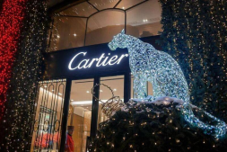 Светодиодная фигура Пантера сидит 130 см.