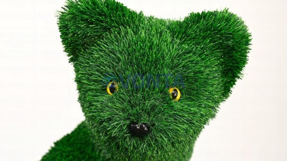 Топиари Кот сидит, модель 2 — газон Deluxe Green