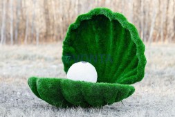 Топиари ракушка, h=135 см — газон Eco Green