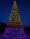 Уличная каркасная елка «Уральская Светодинамическая RGB» 23 м