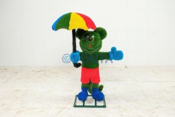 Топиари малыш мышонок Маки, h=130см — газон Deluxe+Eco