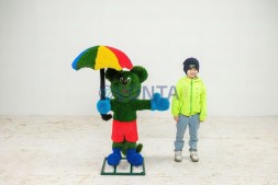 Топиари малыш мышонок Маки, h=130см — газон Deluxe+Eco