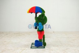 Топиари малыш мышонок Маки, h=130см — газон Deluxe+Eco