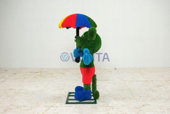 Топиари малыш мышонок Маки, h=130см — газон Deluxe+Eco