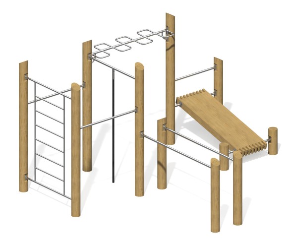 Воркаут-комплекс эко “Лес”, СО-111