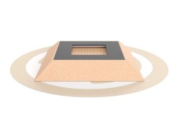 Квадратный батут в платформе