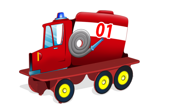 Лавочка детская двойная “МЧС”, МФ-05.17