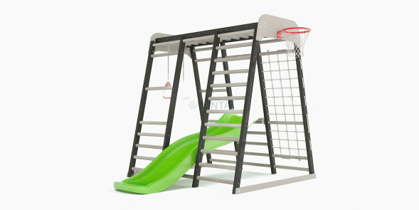 Детский комплекс Савушка Непоседа 1 nero-cappucino 1