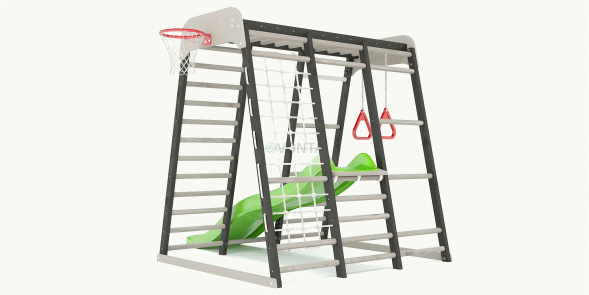 Детский комплекс Савушка Непоседа 1 nero-cappucino 1