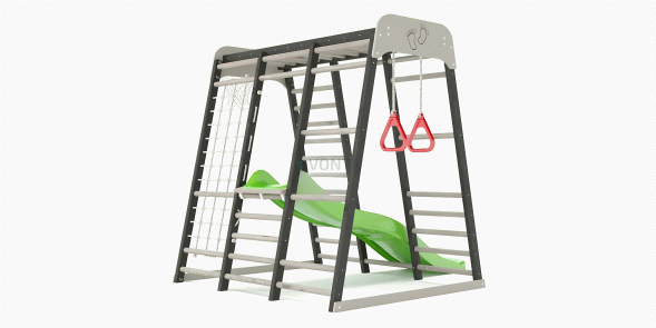 Детский комплекс Савушка Непоседа 1 nero-cappucino 1