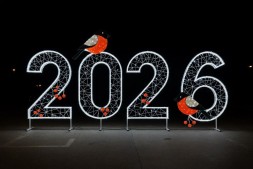 Светодиодные цифры "2026" 200 см.