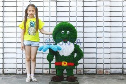 Топиари гном цветочник — газон Eco