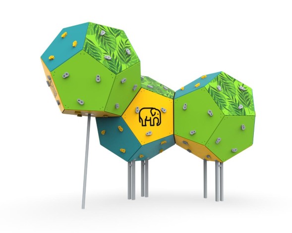 Лаз-додекаэдр «Джунгли» Тип 3, 550.04.03