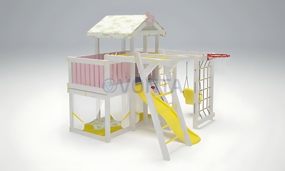 Игровой комплекс Савушка Baby 5 розовый