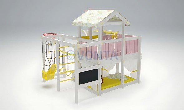 Игровой комплекс Савушка Baby 5 розовый