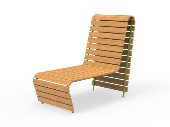 Шезлонг «Парковый», 171.14