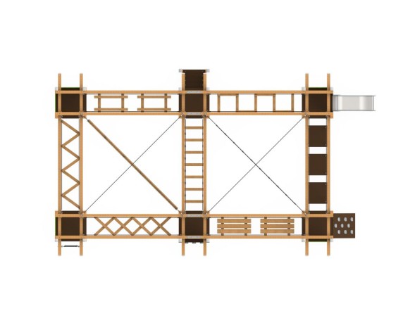 Лазательный комплекс «Веревочный парк» Тип 1, 311.05.05