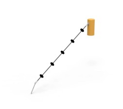 Пенек с канатом для холма