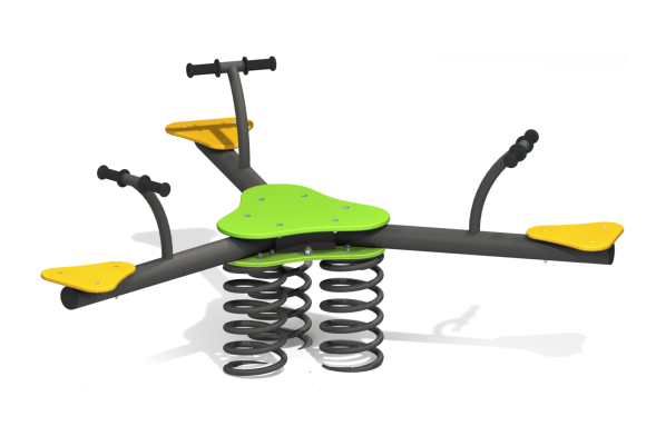 Качалка-балансир на двух пружинах “Трилистник”, КБ-100