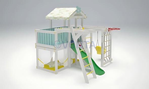 Игровой комплекс Савушка Baby 5 голубой