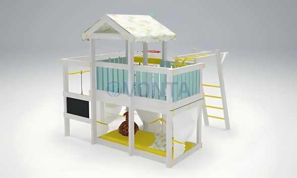 Игровой комплекс Савушка Baby 5 голубой