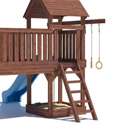 Детская деревянная игровая площадка для улицы дачи CustWood Scout SC11