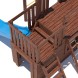 Детская деревянная игровая площадка для улицы дачи CustWood Scout SC11