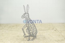 Габионы композиция зайцы