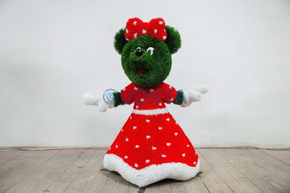 Топиари мышка Мармеладка — газон Deluxe + Eco+