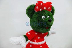 Топиари мышка Мармеладка — газон Deluxe + Eco+