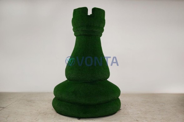 Топиари шахматы ладья, h=200 см — газон Eco