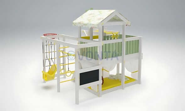 Игровой комплекс Савушка Baby 5 оливковый