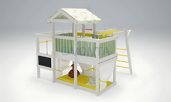 Игровой комплекс Савушка Baby 5 оливковый