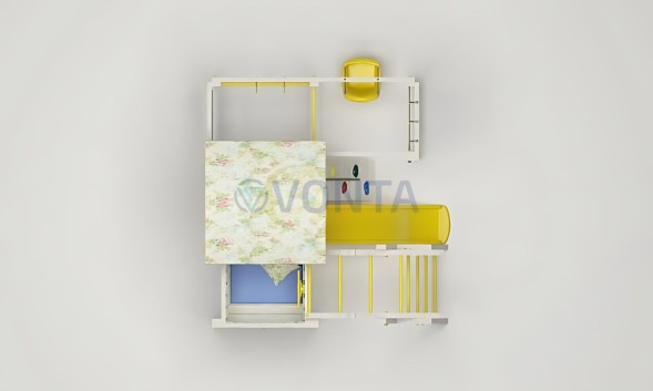 Игровой комплекс Савушка Baby 5 оливковый