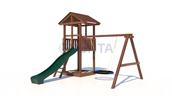 Детская площадка CustWood Family F2