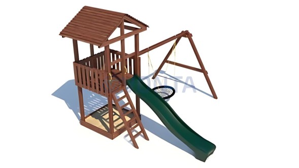 Детская площадка CustWood Family F2