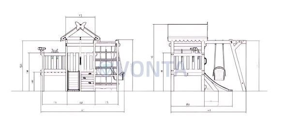 Детская площадка Савушка Baby play 2