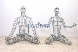 Композиция габионы медитация, h=150 см