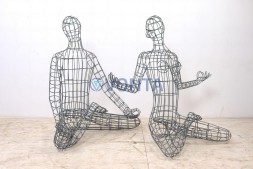 Композиция габионы медитация, h=150 см