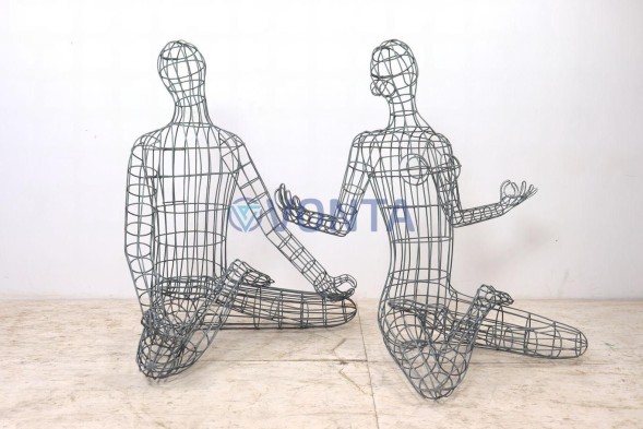 Композиция габионы медитация, h=150 см