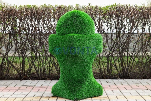 Топиари ваза с шаром — газон Eco Green
