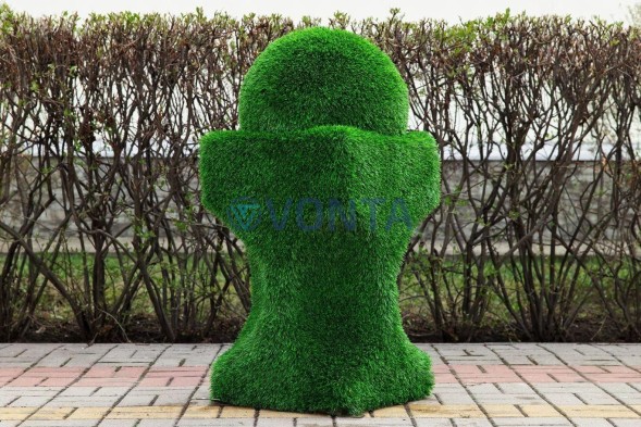 Топиари ваза с шаром — газон Eco Green