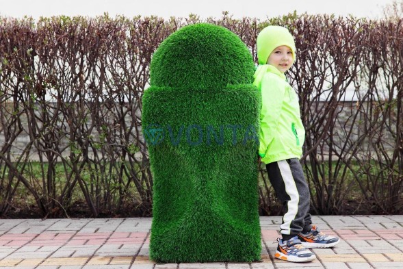 Топиари ваза с шаром — газон Eco Green