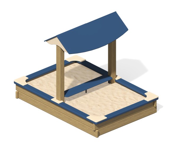 Песочница “Элли” с навесом, ПС-03