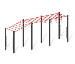 Рукоход с изменением высоты и возможностью использования дополнительных аксессуаров, СО-15Г