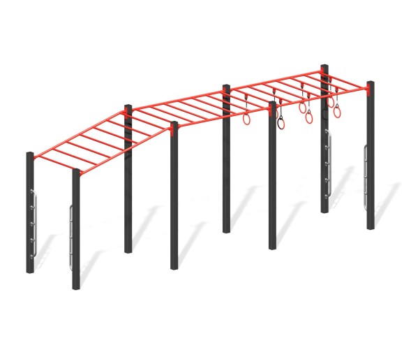 Рукоход с изменением высоты и возможностью использования дополнительных аксессуаров, СО-15Г