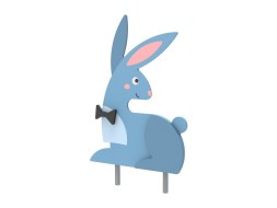 Декоративный элемент для цветочной клумбы «Заяц», 241.01.16